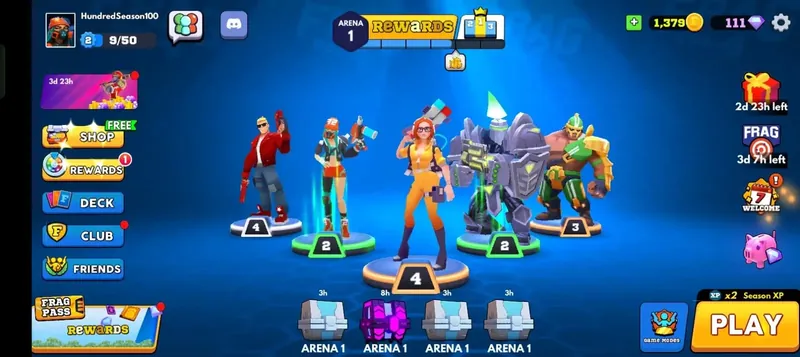 Frag Pro Shooter MOD APK 4.12.0, free, Unlocked all characters 3 frag pro shooter unlock all characters
