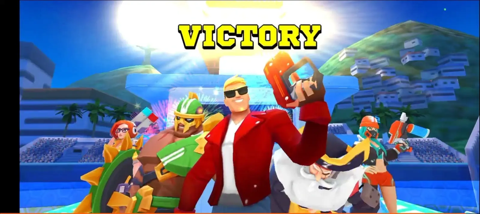 Frag Pro Shooter MOD APK 4.12.0, free, Unlocked all characters 9 frag pro shooter victory
