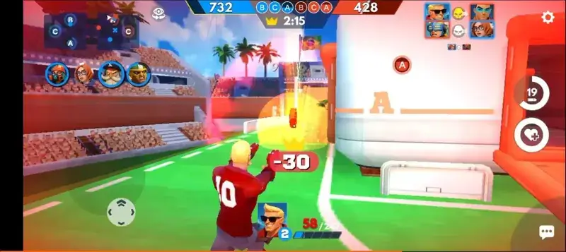 Frag Pro Shooter MOD APK 4.12.0, free, Unlocked all characters 4 frag pro shooter multiple game play
